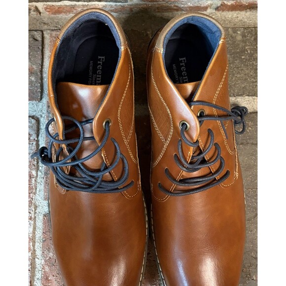 Freeman 1921 Evan Chukka Boots Men’s 10W Brown Memory Foam Casual Dress Shoes main image 4